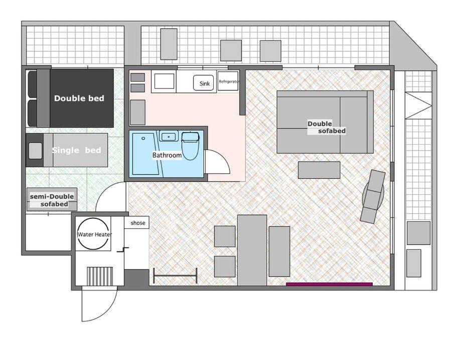 Shinjuku 3 Min Walk From Station #projector #oh2 Appartement